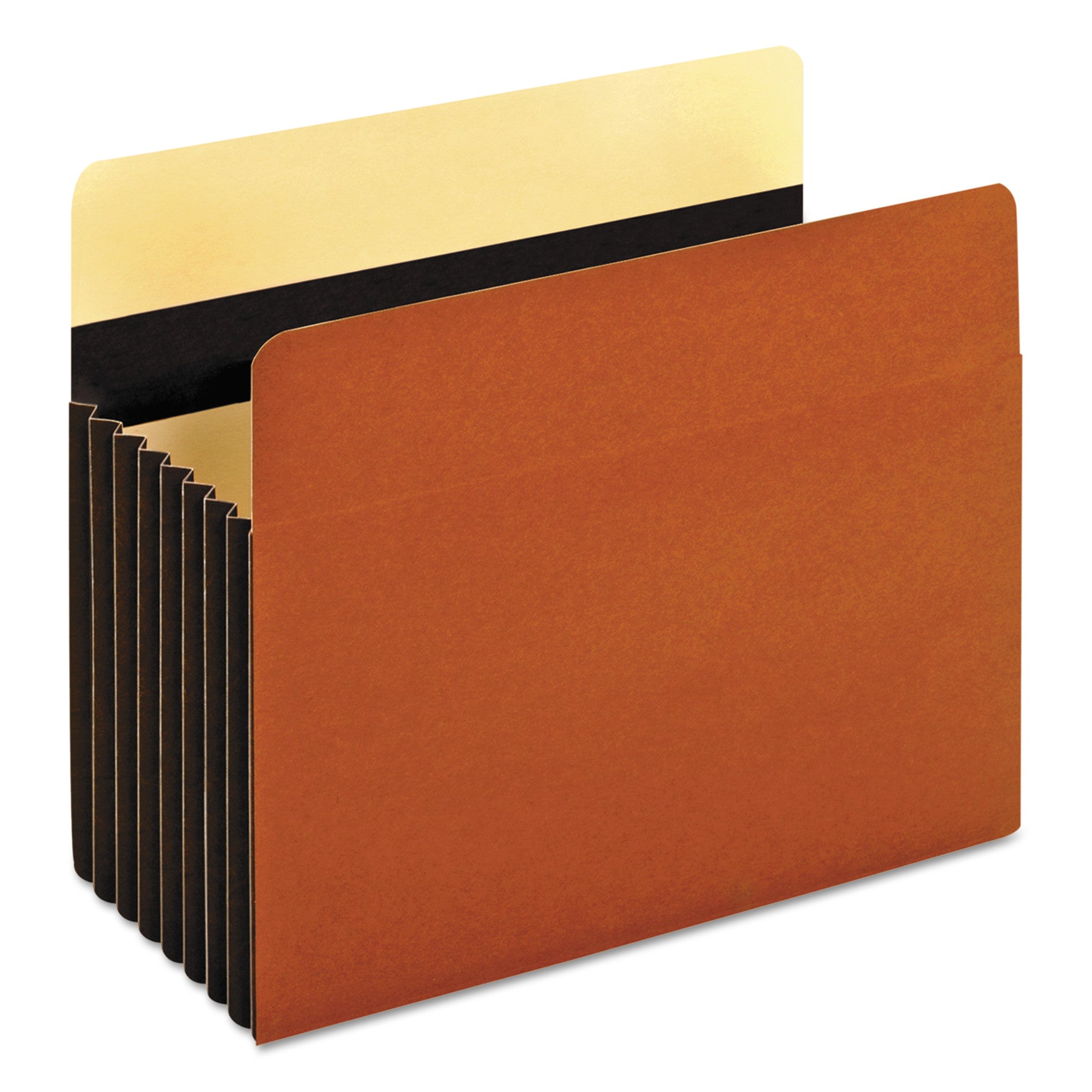 Pendaflex Letter Recycled Expanding File - 8 1/2" x 11" - 1600 Sheets Capacity - 7" Expansion - 24 pt. - Tyvek, Redrope, Redrope - Brown - Reinforced, Heavyweight Cover, Tear Resistant, Tyvek Gusset - 10% Recycled - 5 / Box