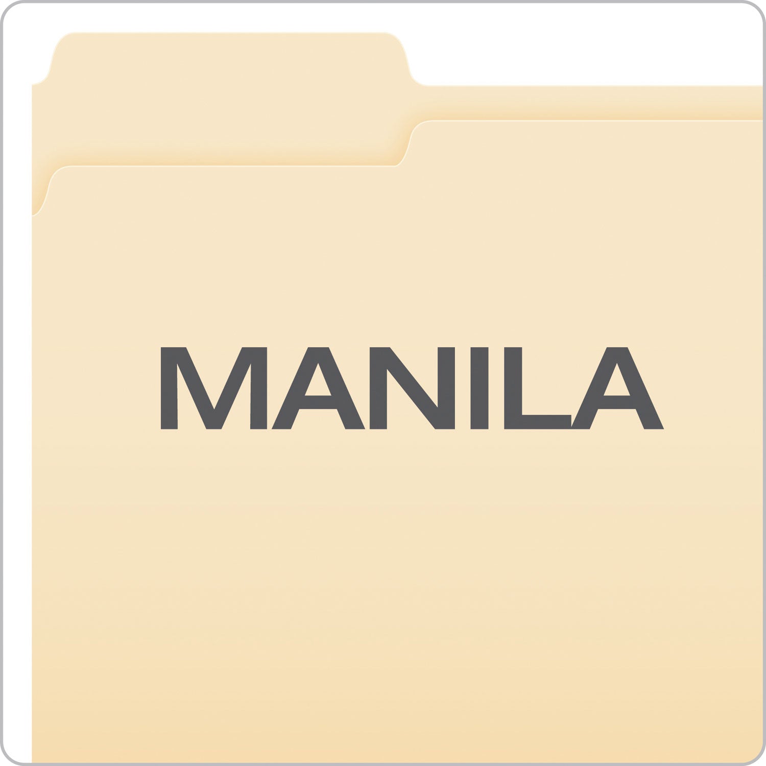 Pendaflex Manila 1/3-Cut Top Tab Letter File Folders, 2 Fasteners, Reinforced Tab, Heavyweight 11 pt., 10% Recycled, 8.5" x 11", 50/Box