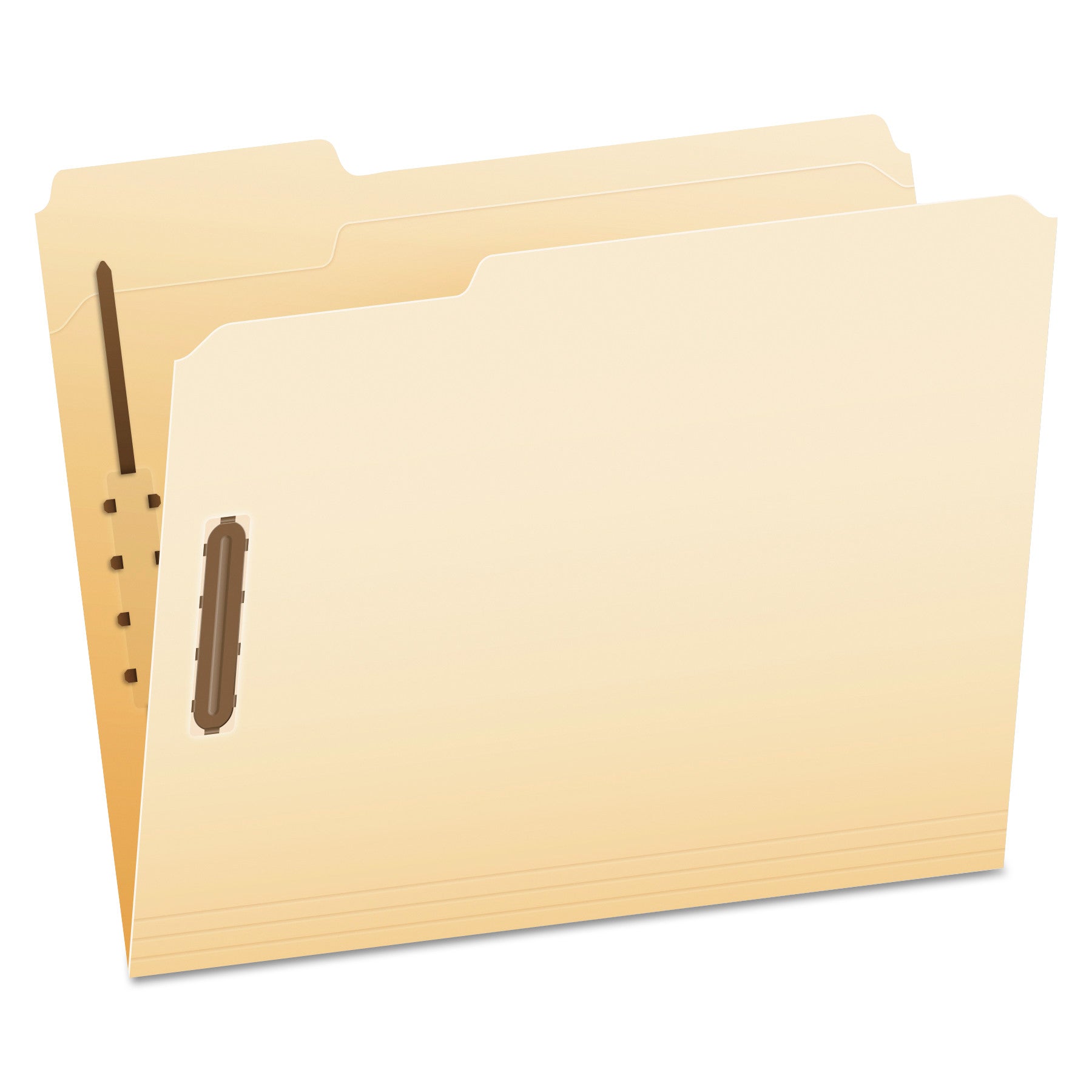 Pendaflex Manila 1/3-Cut Top Tab Letter File Folders, 2 Fasteners, Reinforced Tab, Heavyweight 11 pt., 10% Recycled, 8.5" x 11", 50/Box