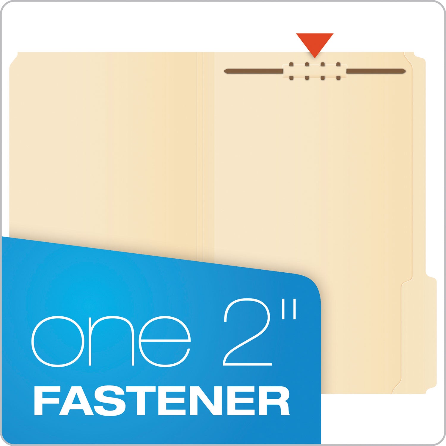 Pendaflex 1/3 Tab Cut Legal Recycled Top Tab File Folders, 8.5" x 14", 1 Fastener, 2" Capacity, Reinforced Tab, Heavyweight Manila, 10% Recycled, 50/Box