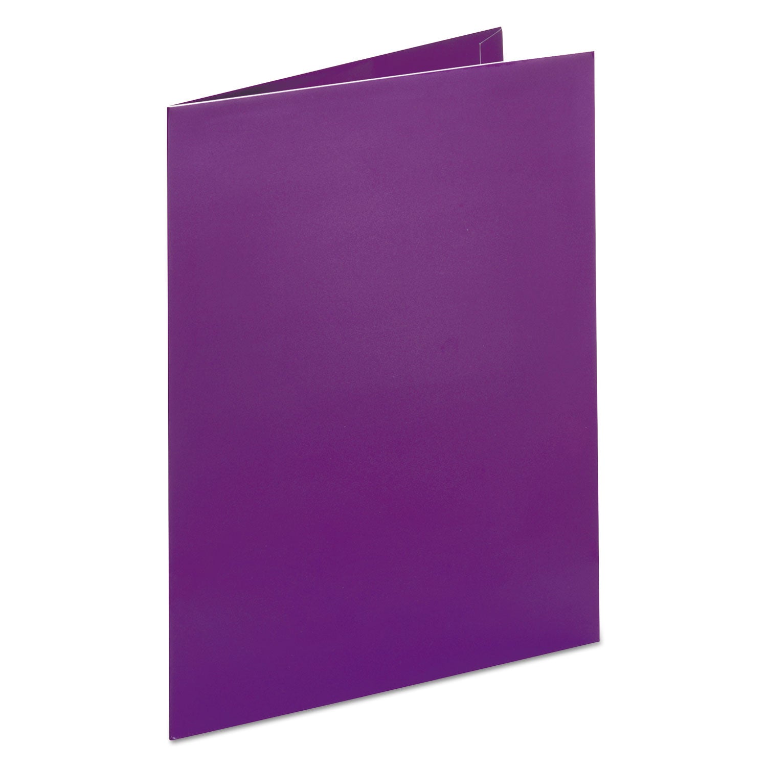 Oxford Letter Pocket Folder - 8 1/2" x 11" - 150 Sheets Capacity - 2 Pocket(s) - Purple - Die-cut - 25 / Box
