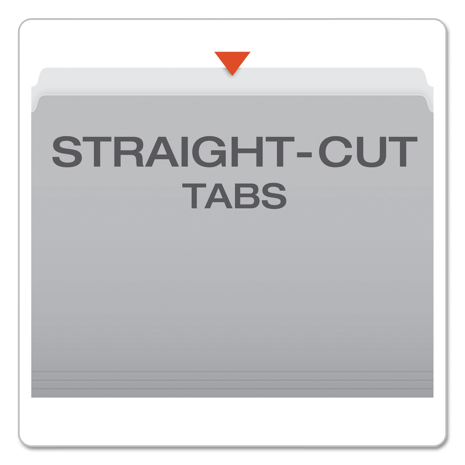 Pendaflex Letter Recycled Top Tab File Folder - 8 1/2" x 11" - 11 pt. - 1 Plys - Gray - 30% Recycled - 100 / Box