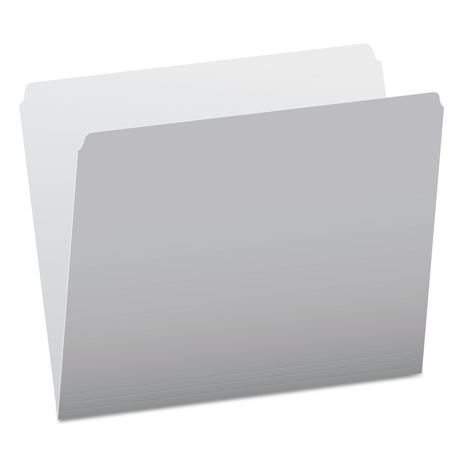 Pendaflex Letter Recycled Top Tab File Folder - 8 1/2" x 11" - 11 pt. - 1 Plys - Gray - 30% Recycled - 100 / Box