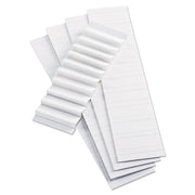 5 Blank Tab(s) - 5 Tab(s)/Set - 2" Tab Width - White Plastic Tab(s) - 10% Recycled - 100 / Pack