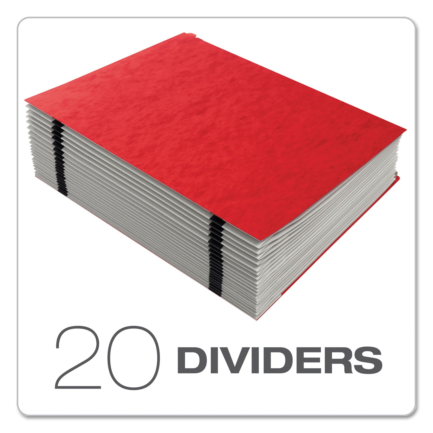 Pendaflex A-Z Oxford Desk File/Sorters - 20 Printed Tab(s) - Character - A-Z - Red Divider - Multicolor Mylar Tab(s) - 65% Recycled - Moisture Resistant, Soil Resistant, Reinforced Gusset - 1 Each