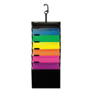 Pendaflex Letter Expanding File - 8 1/2" x 11" - 6 Pocket(s) - Polypropylene - Assorted - Water Resistant, Hook - 1 Each