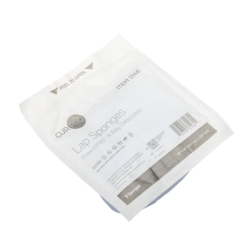 Lap Sponge - Pre-washed - Sterile, 18" x 18", 40/5/cs