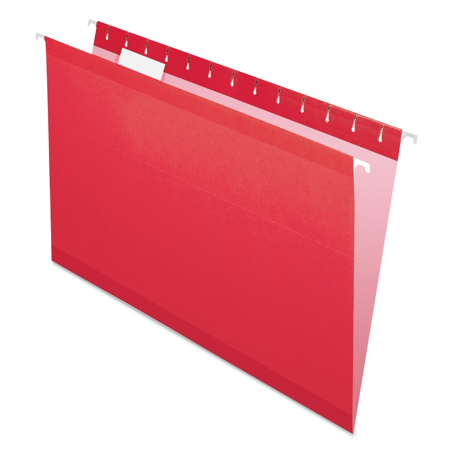 Pendaflex 1/5 Tab Cut Legal Recycled Hanging Folder - 8 1/2" x 14" - Blue, Red, Yellow, Orange, Green - Reinforced - 10% Recycled - 25 / Box