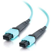 C2G/Cables to Go 31473 MTP 10 GB 50/125 Plenum-Rated Multimode Fiber Assembly Ribbon Cable (5 Meter,Aqua)