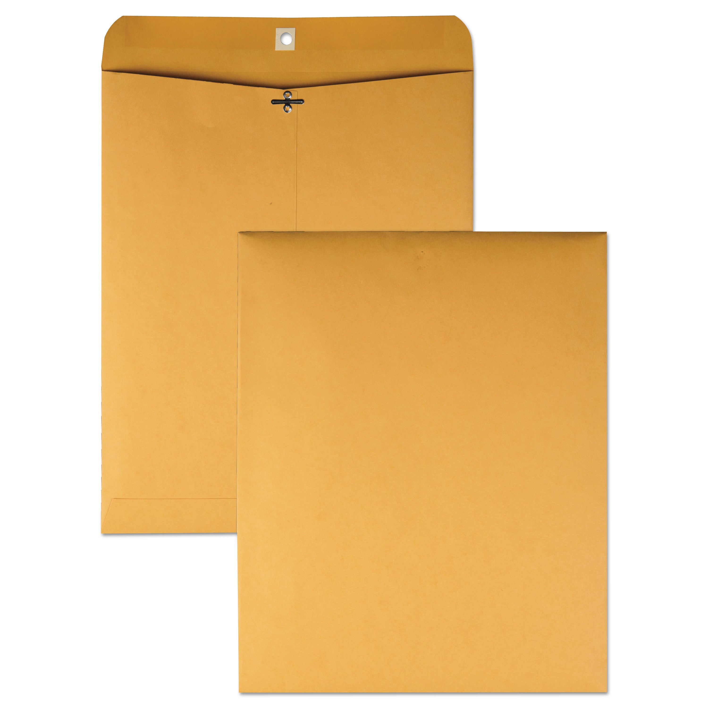 Clasp - #105 - 11 1/2" Width x 14 1/2" Length - 28 lb - Clasp - Brown - Kraft - 100 / Box