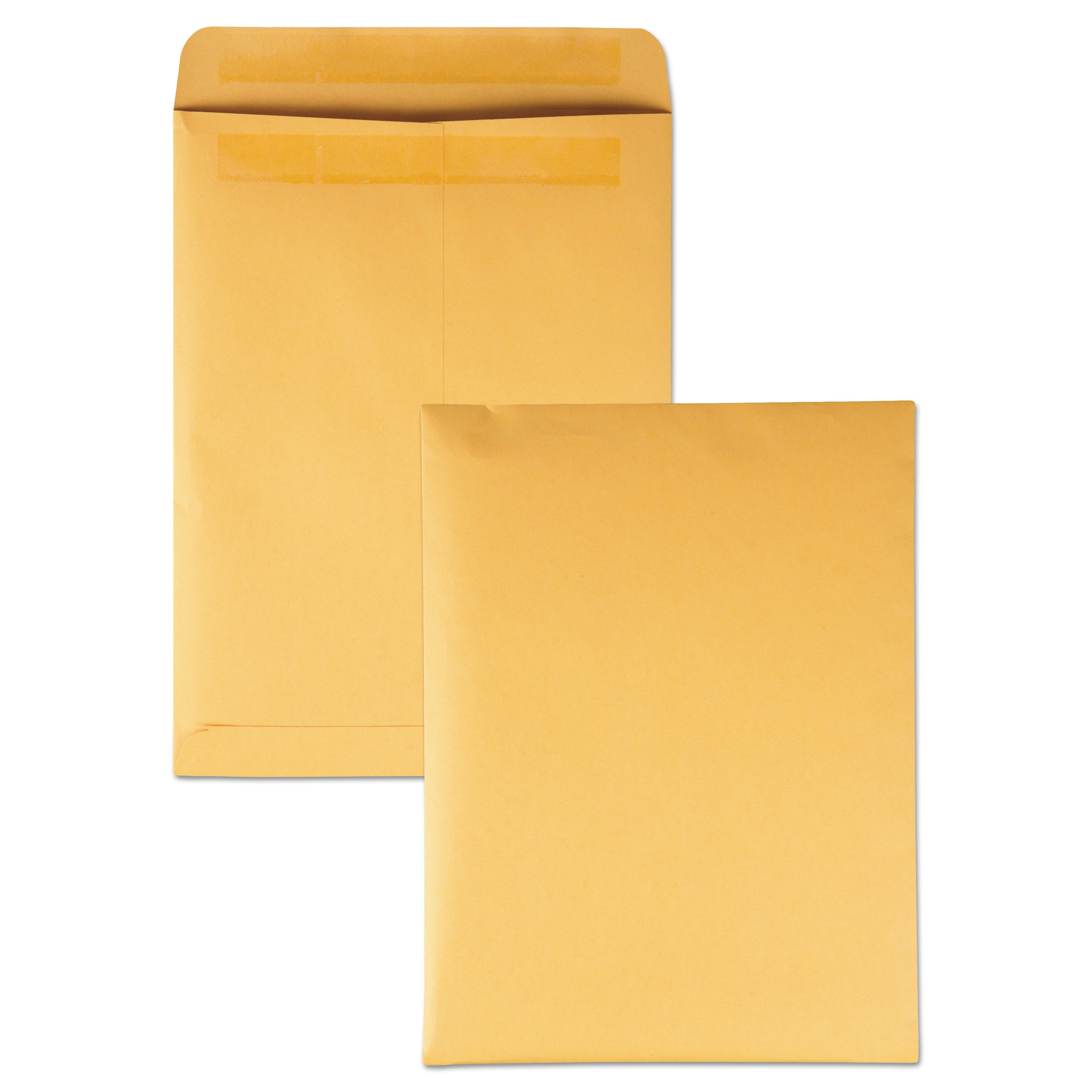 Quality Park 9 x 12 Catalog Mailing Envelopes with Redi-Seal&reg; Self-Seal Closure - Catalog - #10 1/2 - 9" Width x 12" Length - 28 lb - Self-sealing - Kraft - Kraft - 250 / Box