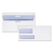 Double Window - #9 - 3 7/8" Width x 8 7/8" Length - 24 lb - Self-sealing - White - 500 / Box