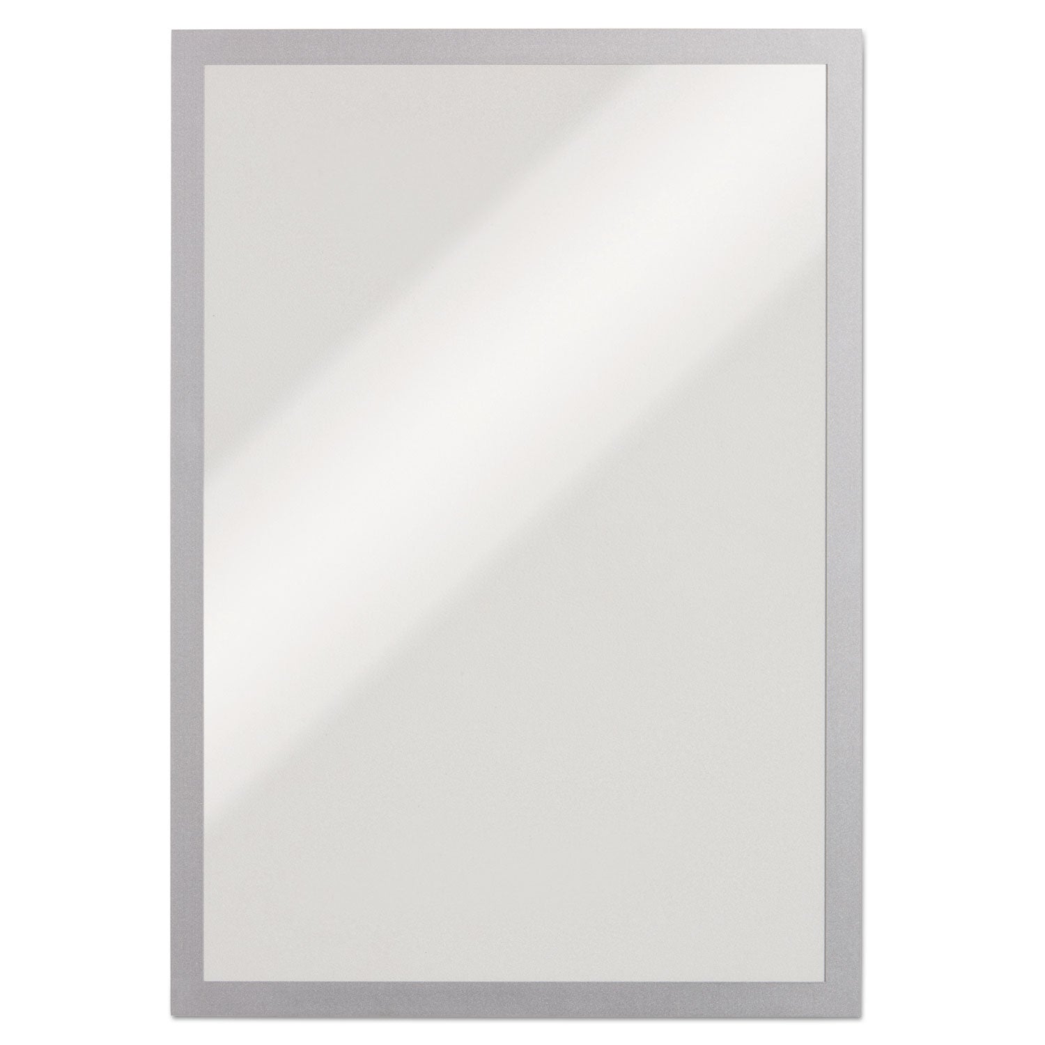 11" x 17" Frame Size - Rectangle - Horizontal, Vertical - Dual-sided, Magnetic, Self-adhesive - Silver - 2 / Pack