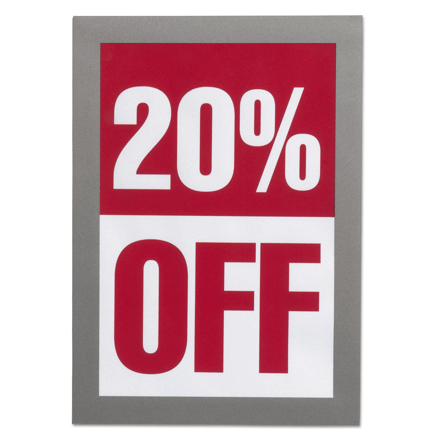 DURABLE Duraframe Half Letter, 5.50" x 8.50" Insert, Rectangle, Magnetic, Dual-sided, Self-adhesive, Repositionable, Silver, 2 Pack