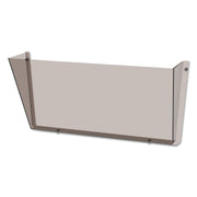 Deflecto Unbreakable DocuPocket - 1 Compartment(s) - 6.50" Height x 14.50" Width x 3" Depth - Unbreakable - Smoke - Plastic - 1 Each