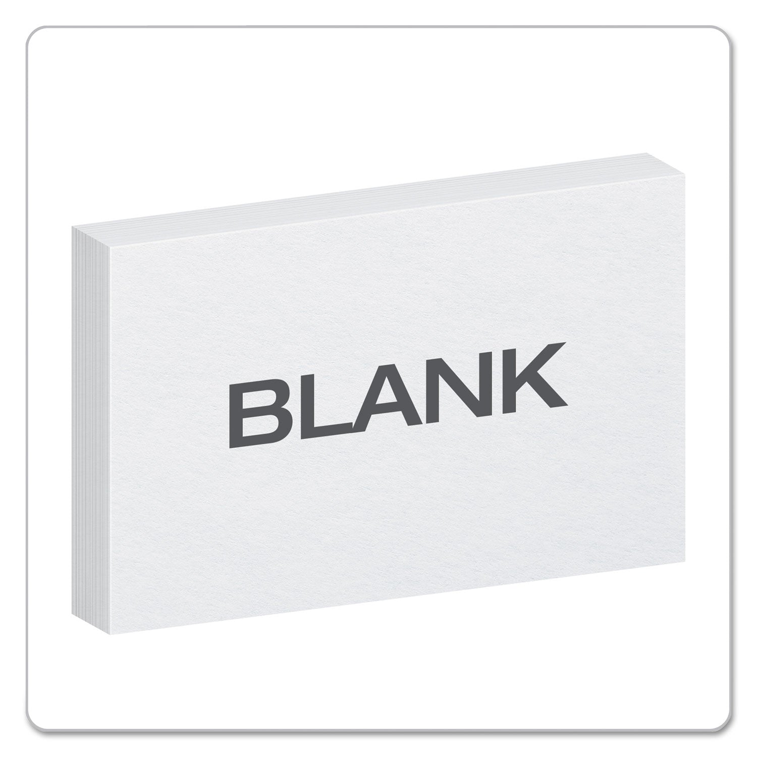 Oxford Plain Index Cards - 5" x 8" - 85 lb Basis Weight - Sustainable Forestry Initiative (SFI) - White - 100 / Pack
