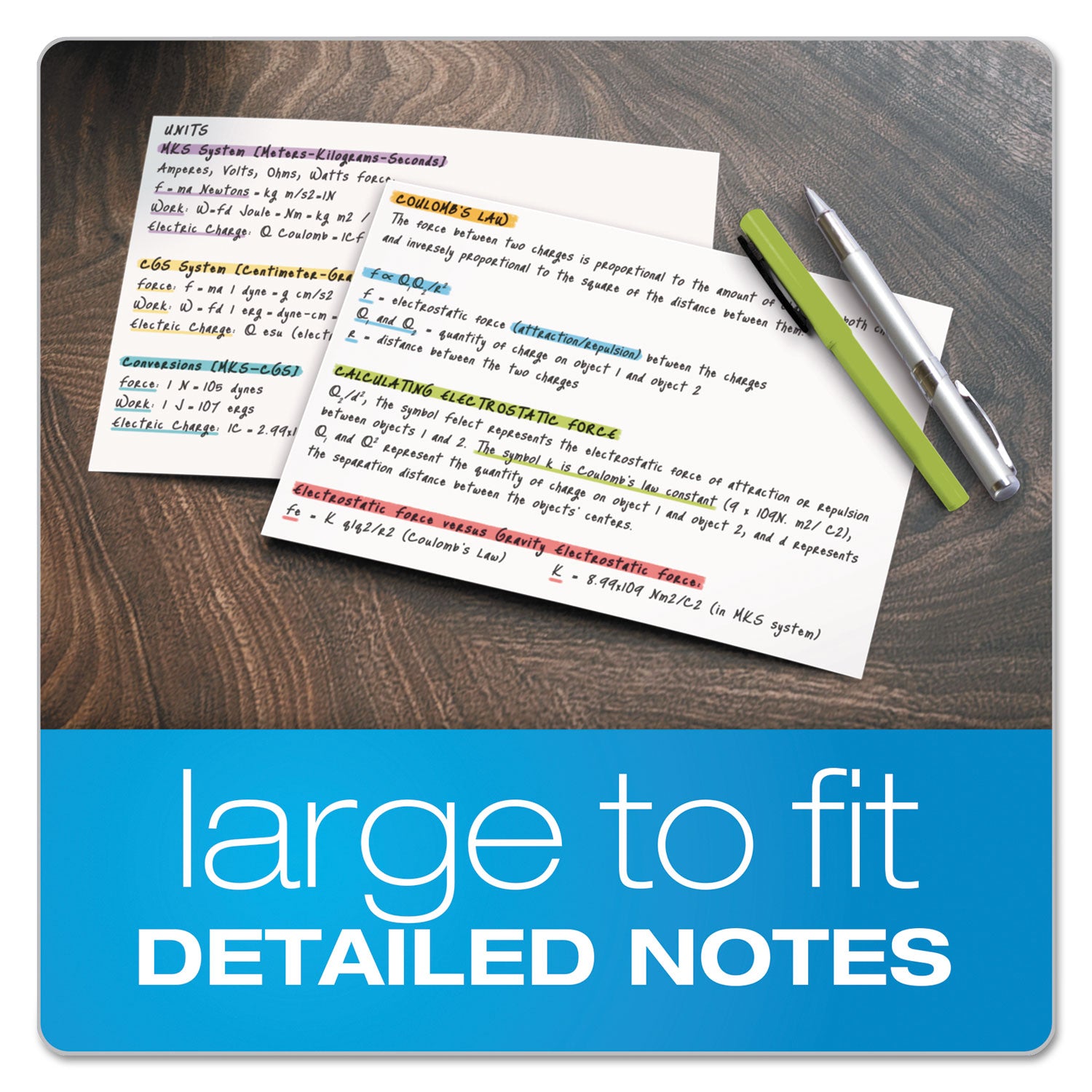 Oxford Plain Index Cards - 5" x 8" - 85 lb Basis Weight - Sustainable Forestry Initiative (SFI) - White - 100 / Pack