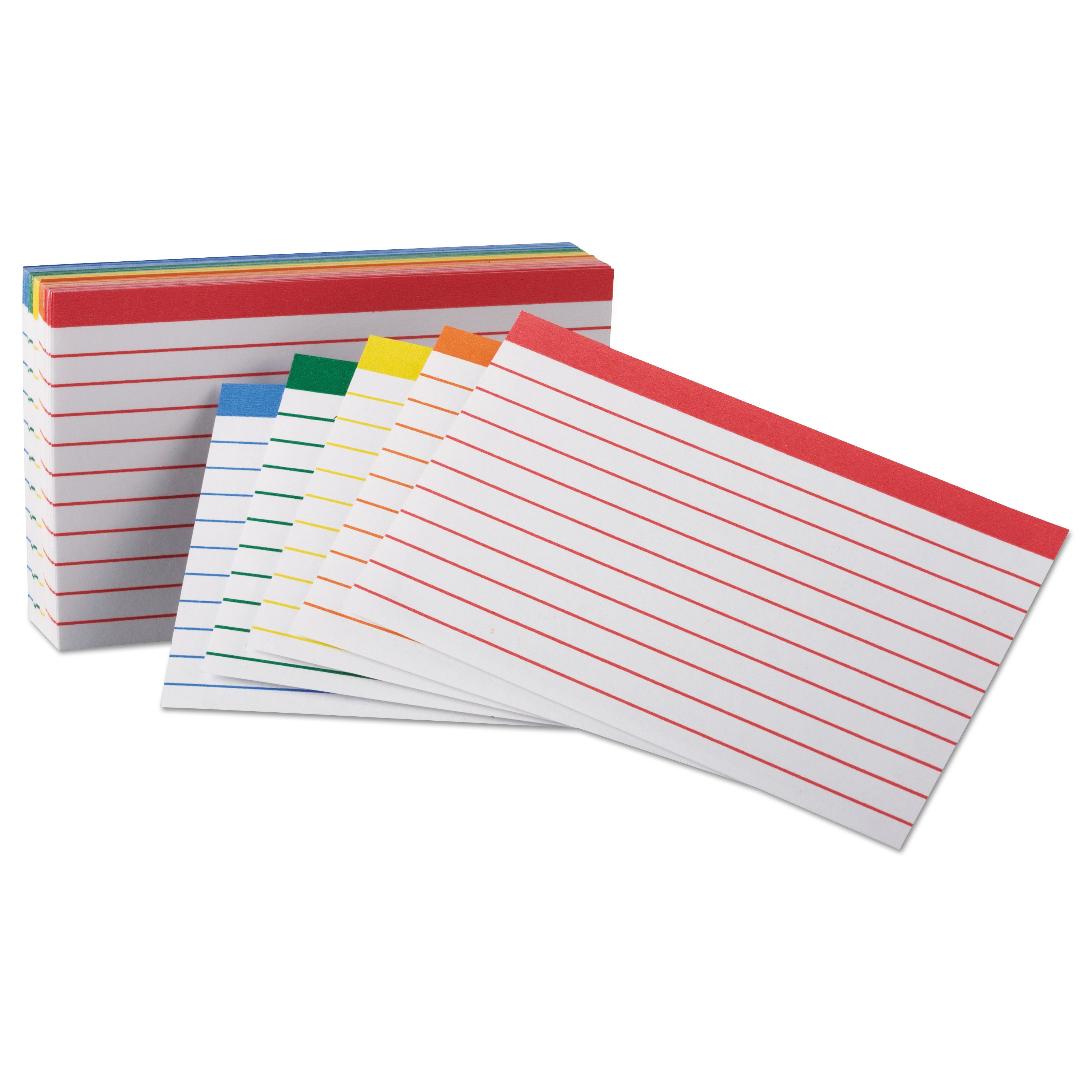 100 Sheets - Front Ruling Surface - Index Card - 3" x 5" Sheet Size - Acid-free - 100 / Pack