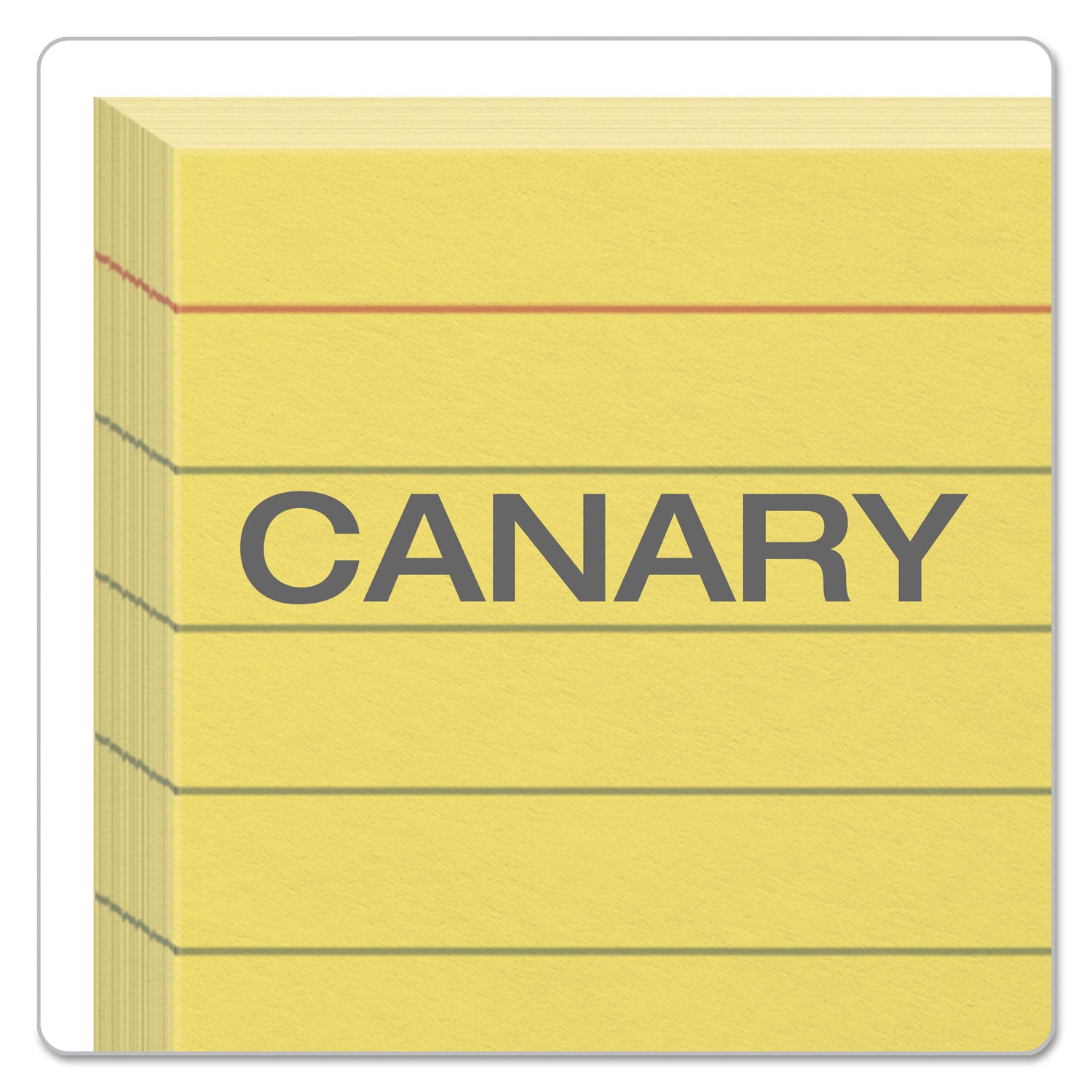Oxford Colored Ruled Index Cards - Front Ruling Surface - Ruled Front Ruling - 90 lb Basis Weight - 3" x 5" Sheet Size - Canary Paper - 100 / Pack