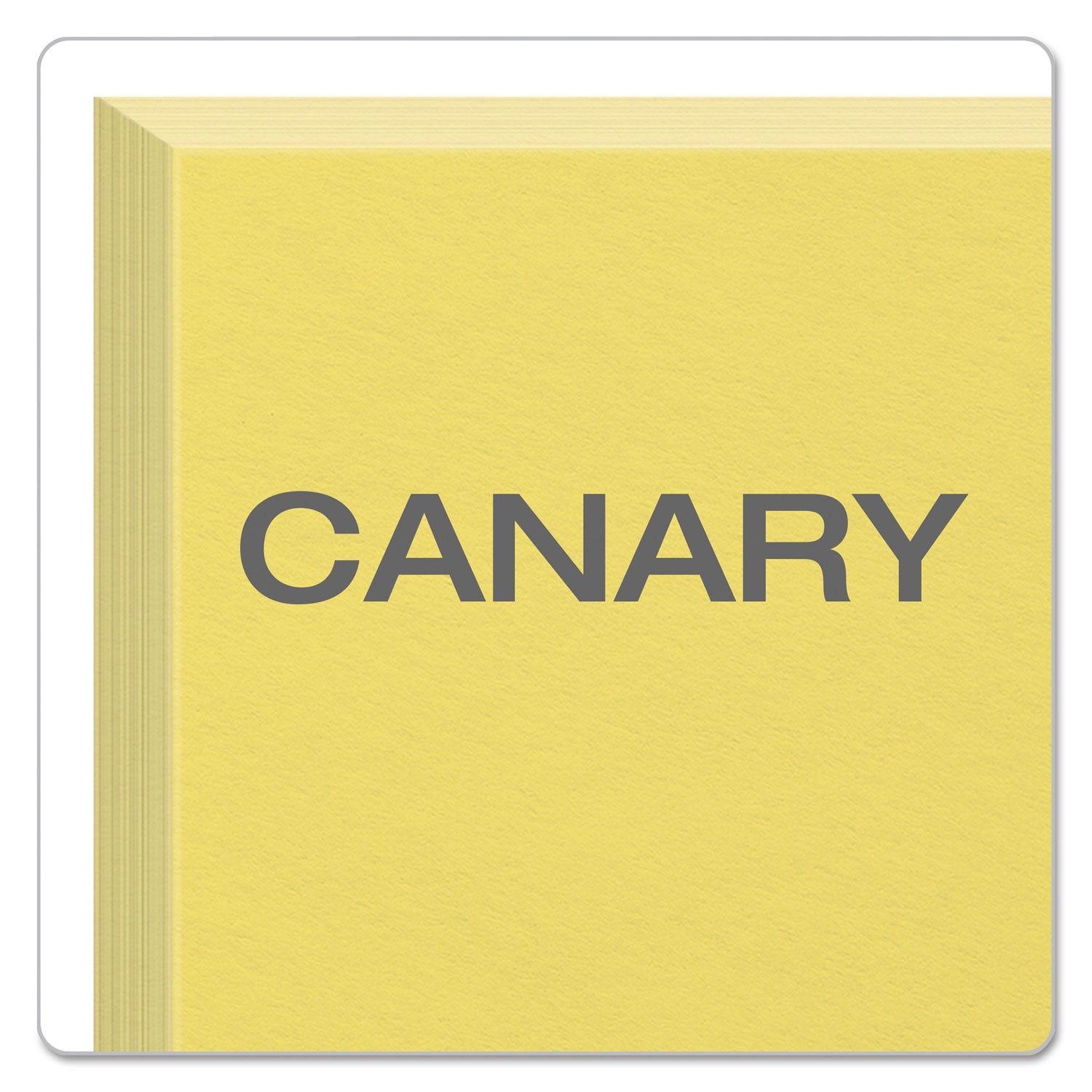 Oxford Colored Blank Index Cards, 4" x 6", Canary, 100 Sheets per Pack