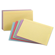 5" x 8" - Sustainable Forestry Initiative (SFI) - Acid-free - Cherry, Blue, Green, Canary, Violet - 100 / Pack
