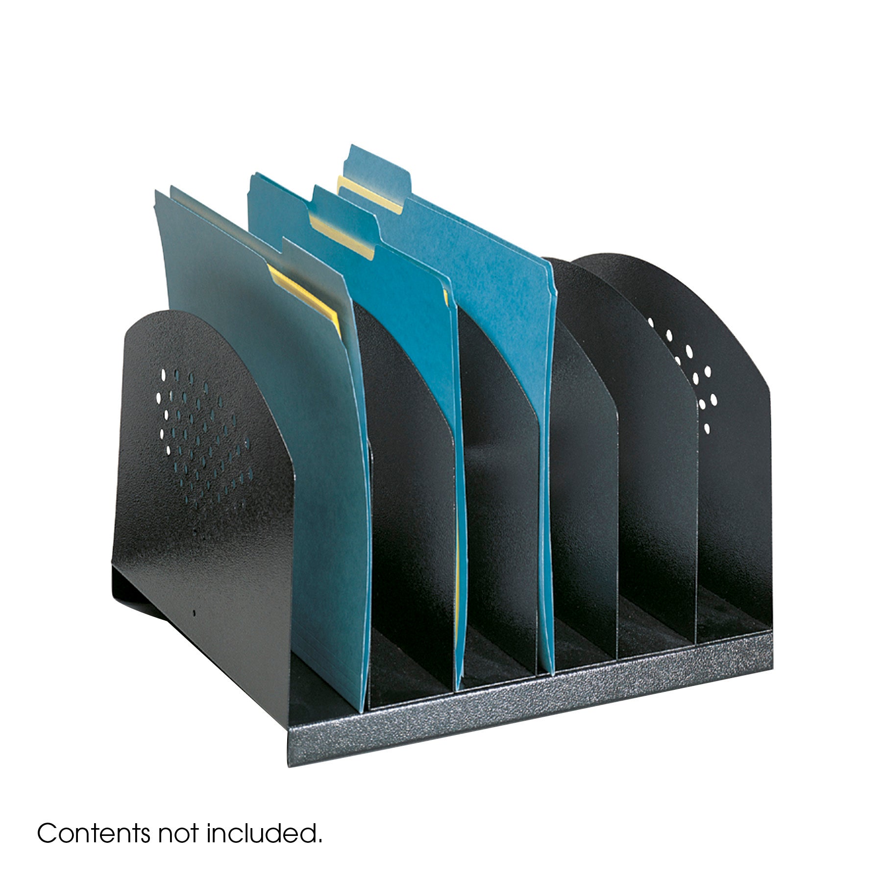 Orgnzr Desk Rack 6 Sect Stl