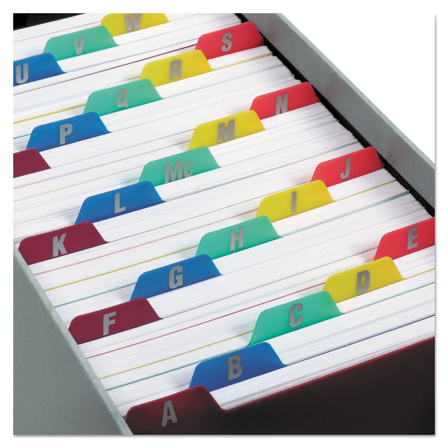 Oxford A-Z Poly Filing Index Cards - Printed Tab(s) - Character - A-Z - 5 Tab(s)/Set - 5" Divider Width x 3" Divider Length - Assorted Divider - Tear Resistant, Wear Resistant, Moisture Resistant - 25 / Set