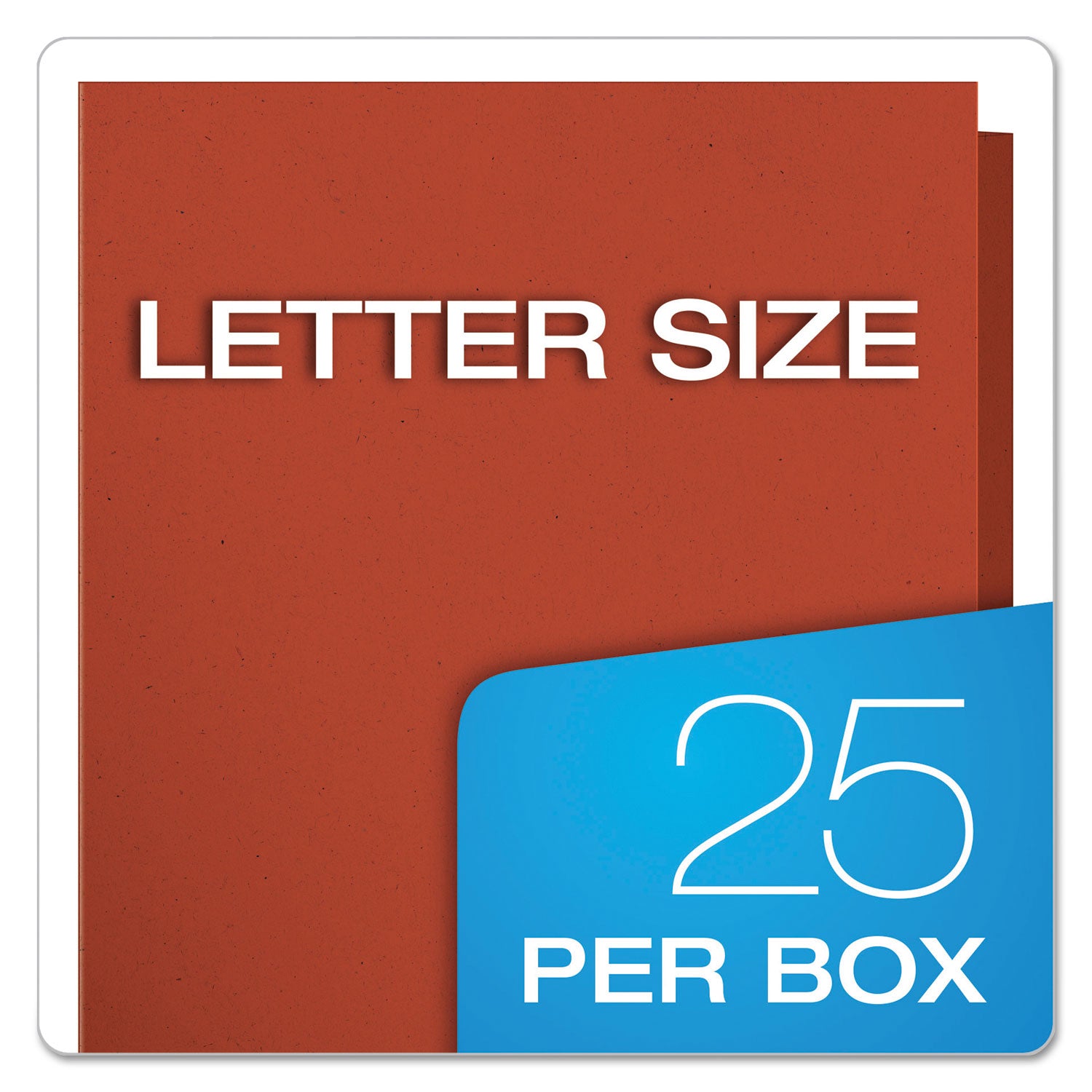 Oxford EarthWise Letter Recycled Pocket Folder - 8 1/2" x 11" - 100 Sheets Capacity - 2 Pocket(s) - Red - 100% Recycled - 25 / Box