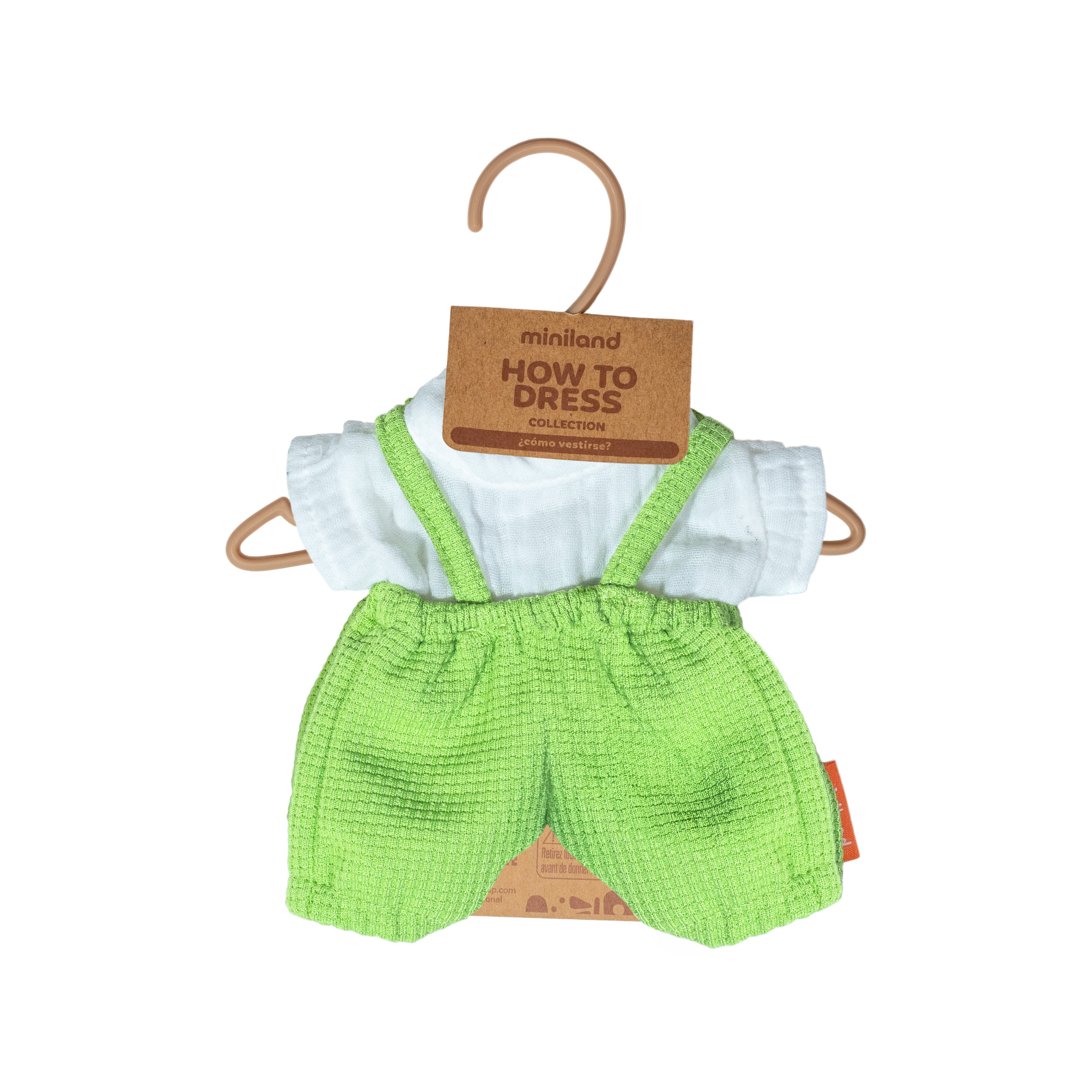 Warm Weather Overalls And T-Shirt 8 1/4"