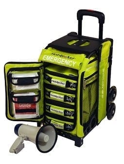 LifeSecure® Easy-Roll™ On-Site Emergency Responder Command Station (4-Person Team)