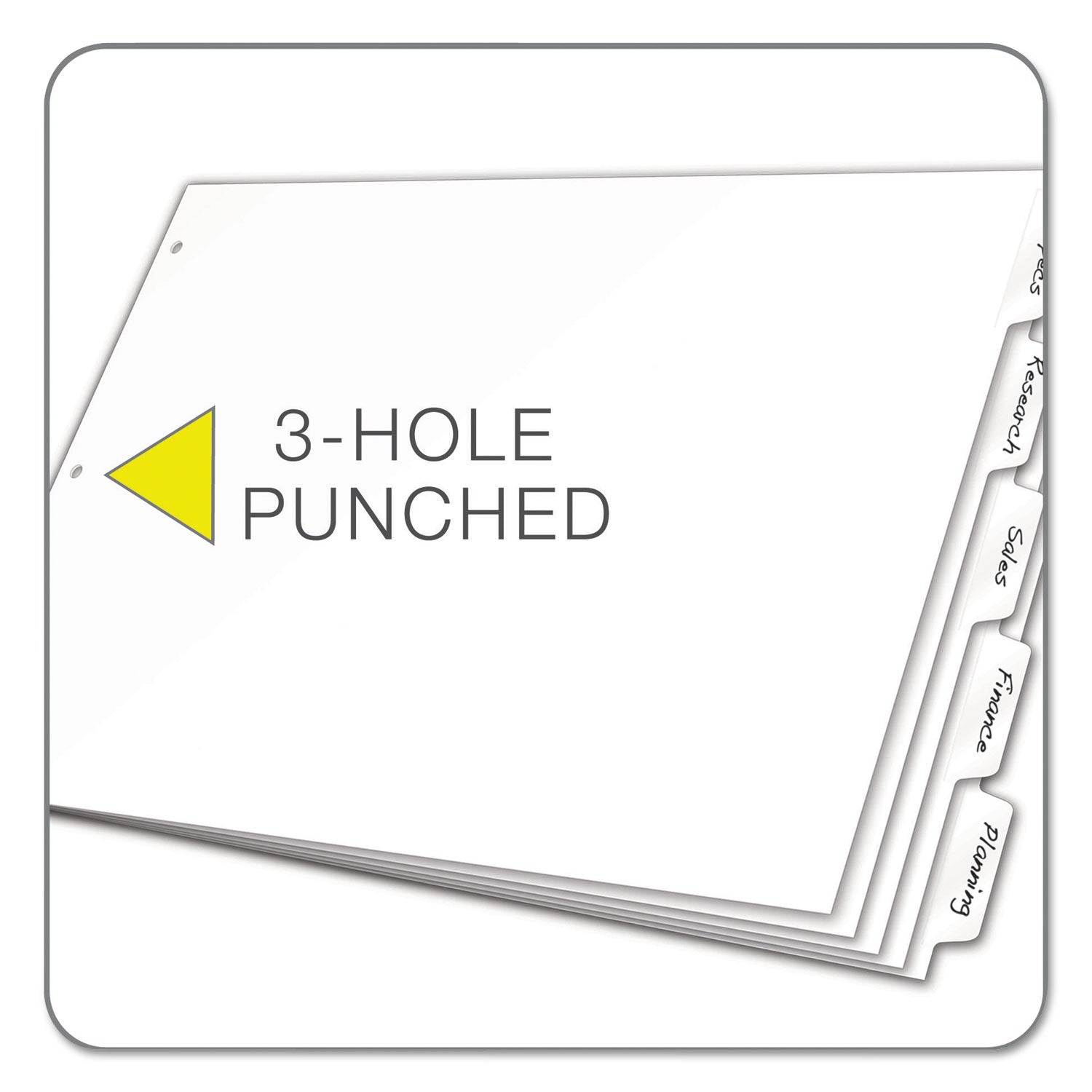 Cardinal Write 'n Erase Special Mylar Tab Dividers, 8 Dividers/Set, Tabloid Size, 17.5" x 11.5", White, Write-on Erasable Tabs, Reinforced Tabs and Holes, 1 Set