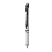 EnerGel EnerGel Pearl Retractable Liquid Gel Pen - 0.7 mm Medium Pen Point - Refillable - Retractable - Black Ink - Gel-based - Pearl White Barrel - Stainless Steel Tip - 1 Each