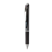 EnerGel EnerGel RTX Liquid Gel Pens - 1 mm Bold Pen Point - Refillable - Retractable - Black Ink - Gray Barrel - 1 Each