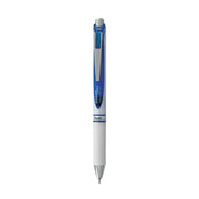 EnerGel EnerGel Pearl Liquid Gel Pen - 0.5 mm Fine Needle Pen Point - Refillable - Retractable - Blue Ink - Gel-based - Pearl White Stainless Steel Barrel - 1 Each
