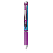 EnerGel EnerGel RTX Liquid Gel Pen - 0.7 mm Medium Needle Pen Point - Refillable - Retractable - Violet Ink - Gel-based - Blue Barrel - Stainless Steel Tip - 1 Each