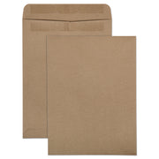 Catalog - 9" Width x 12" Length - 24 lb - Self-sealing - Brown - Kraft - 100 / Box