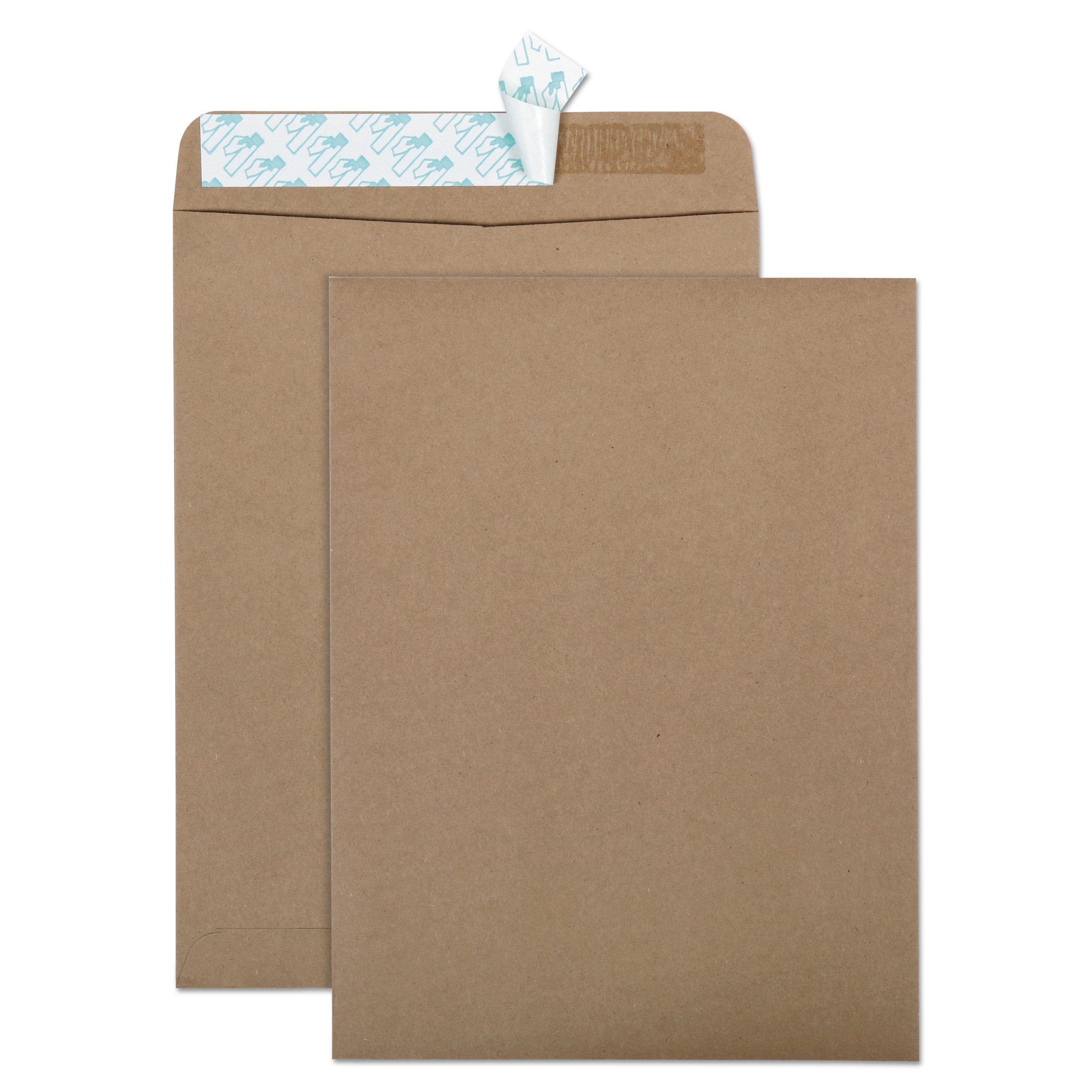 Quality Park 9 x 12 Catalog Mailing Envelopes with Redi-Strip&reg; Self-Seal Closure - Catalog - 9" Width x 12" Length - 24 lb - Peel & Seal - Kraft - 100 / Box