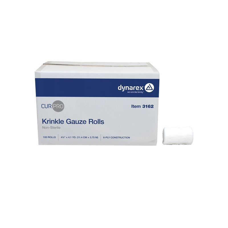 Krinkle Gauze Roll - Non-Sterile, 4.5" x 4.1 yd - 100 pcs per Box