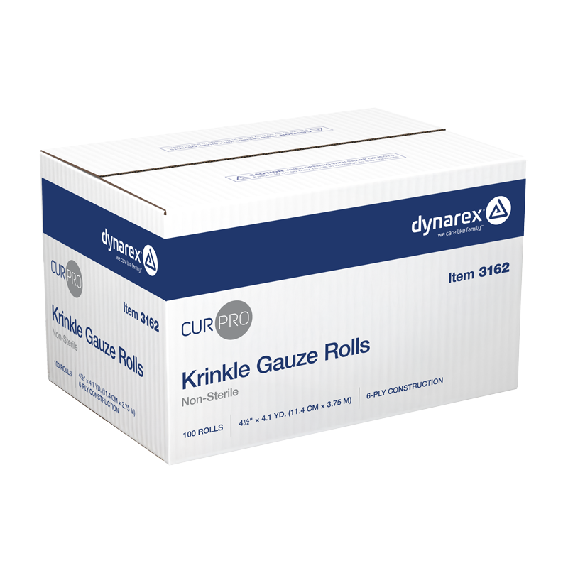 Krinkle Gauze Roll - Non-Sterile, 4.5" x 4.1 yd - 100 pcs per Box