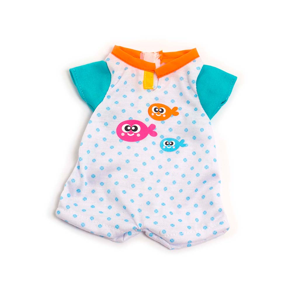 Warm Weather Blue Dots Pajamas 12 5/8”