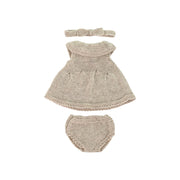Knitted Doll Outfit 12⅝" - Dress&headband