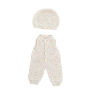 Knitted Doll Outfit 15 3/4'' – Overall & Beanie Hat