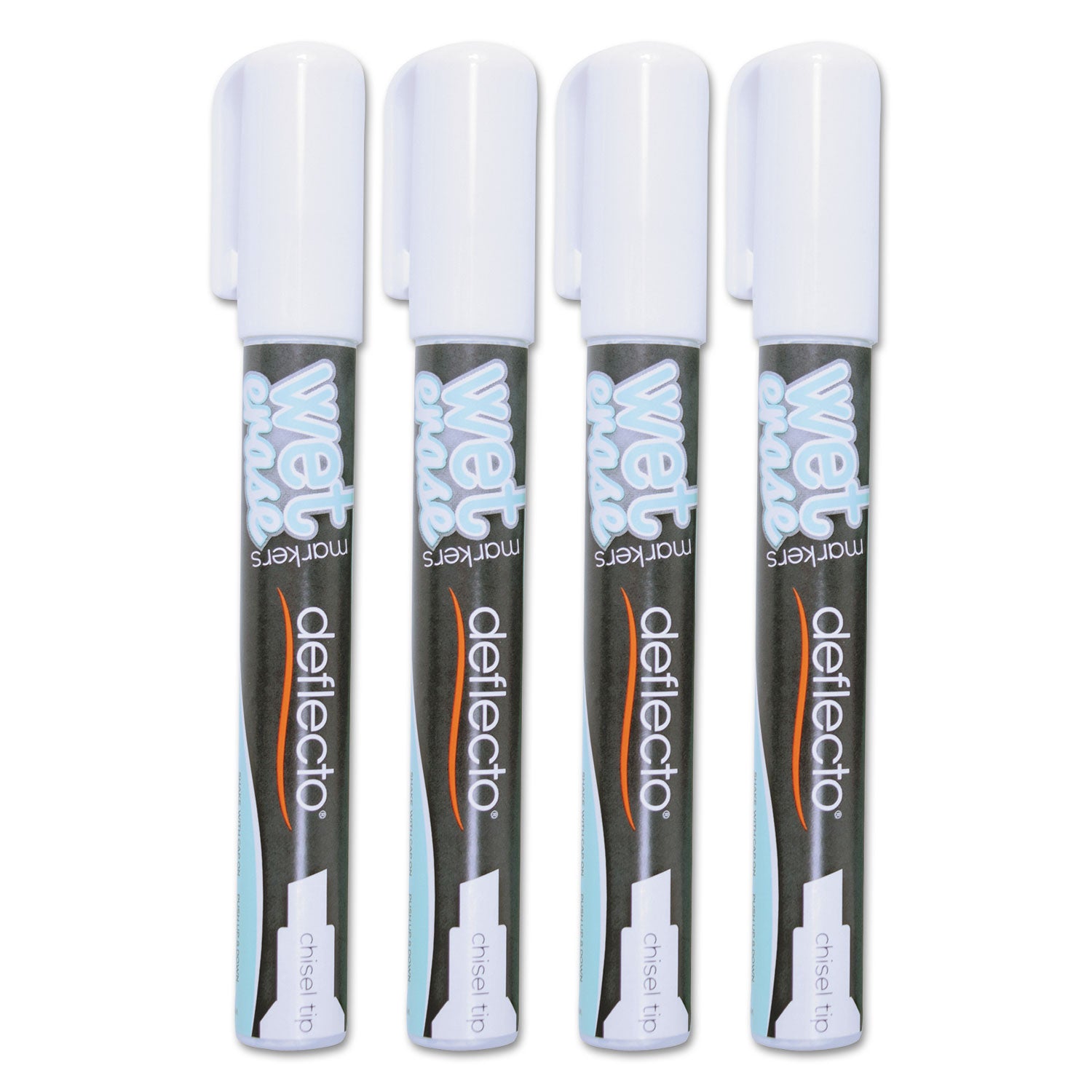 Fine Chisel, Bold Marker Point - White Ink - 4 / Pack