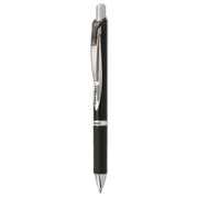 EnerGel Retractable Gel Roller Pen - 0.7 mm Pen Point - Retractable - Black Ink - Gel-based - Black Barrel - Metal Tip - 1 Each