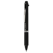 Fine Pen Point - HB Pencil Grade - 0.5 mm Lead Size - Black/Red Gel-based Ink - Black Barrel - Latex-free, Fatigue, Smooth Writing, Quick-drying Ink, Smear Resistant, Smudge Resistant, Left Handed, Right Handed - 1 Each