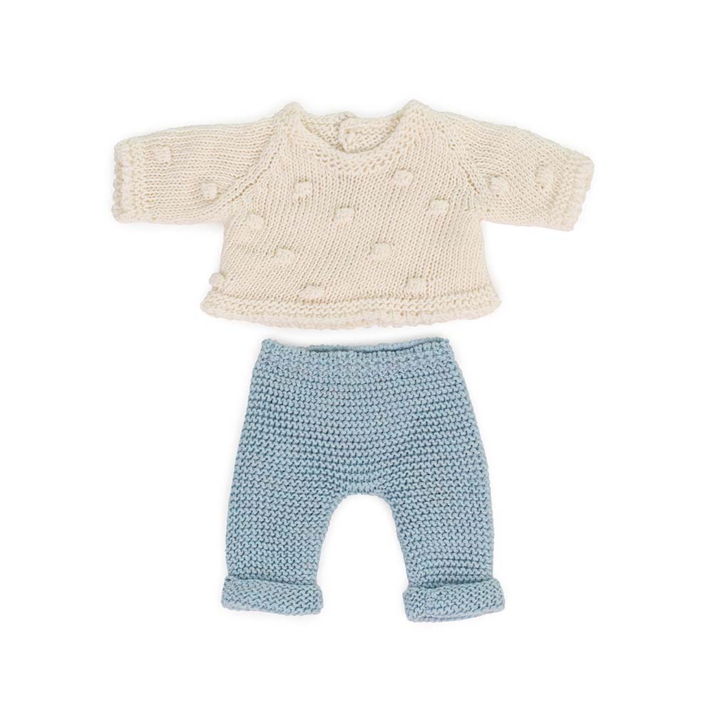 Knitted Doll Outfit 8¼” - Sweater&Trousers