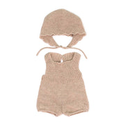 Knitted Doll Outfit 15” – Rompers & Bonnet