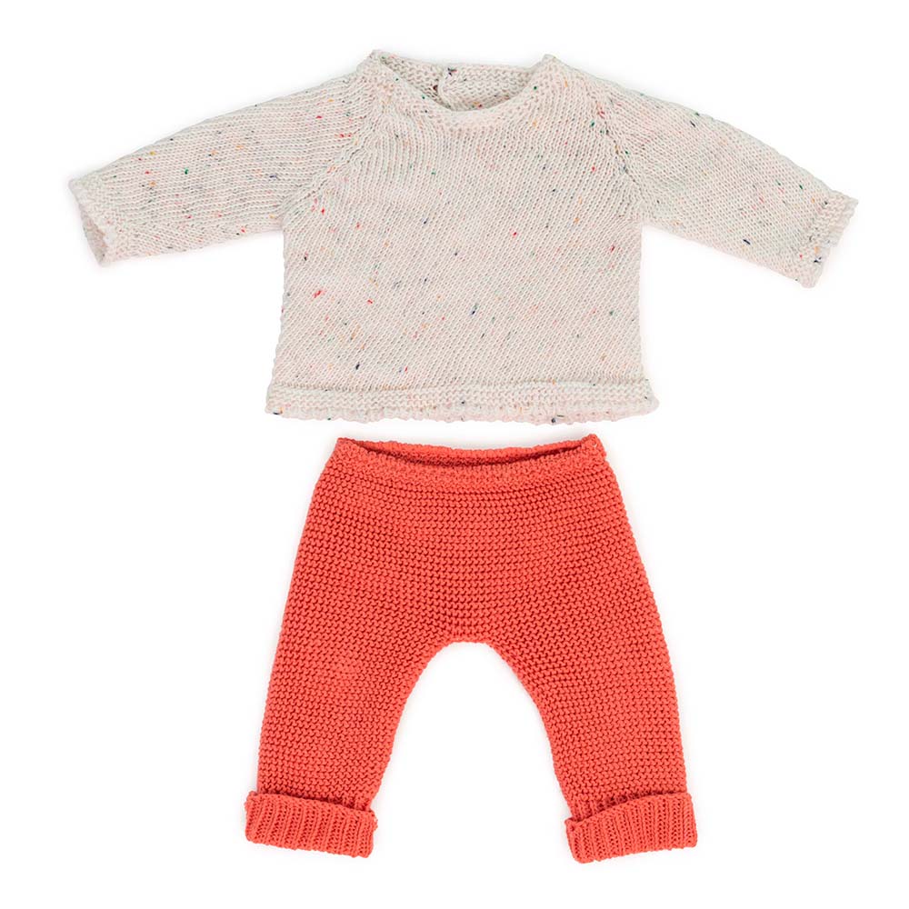 Knitted Doll Outfit 15” – Sweater & Trousers