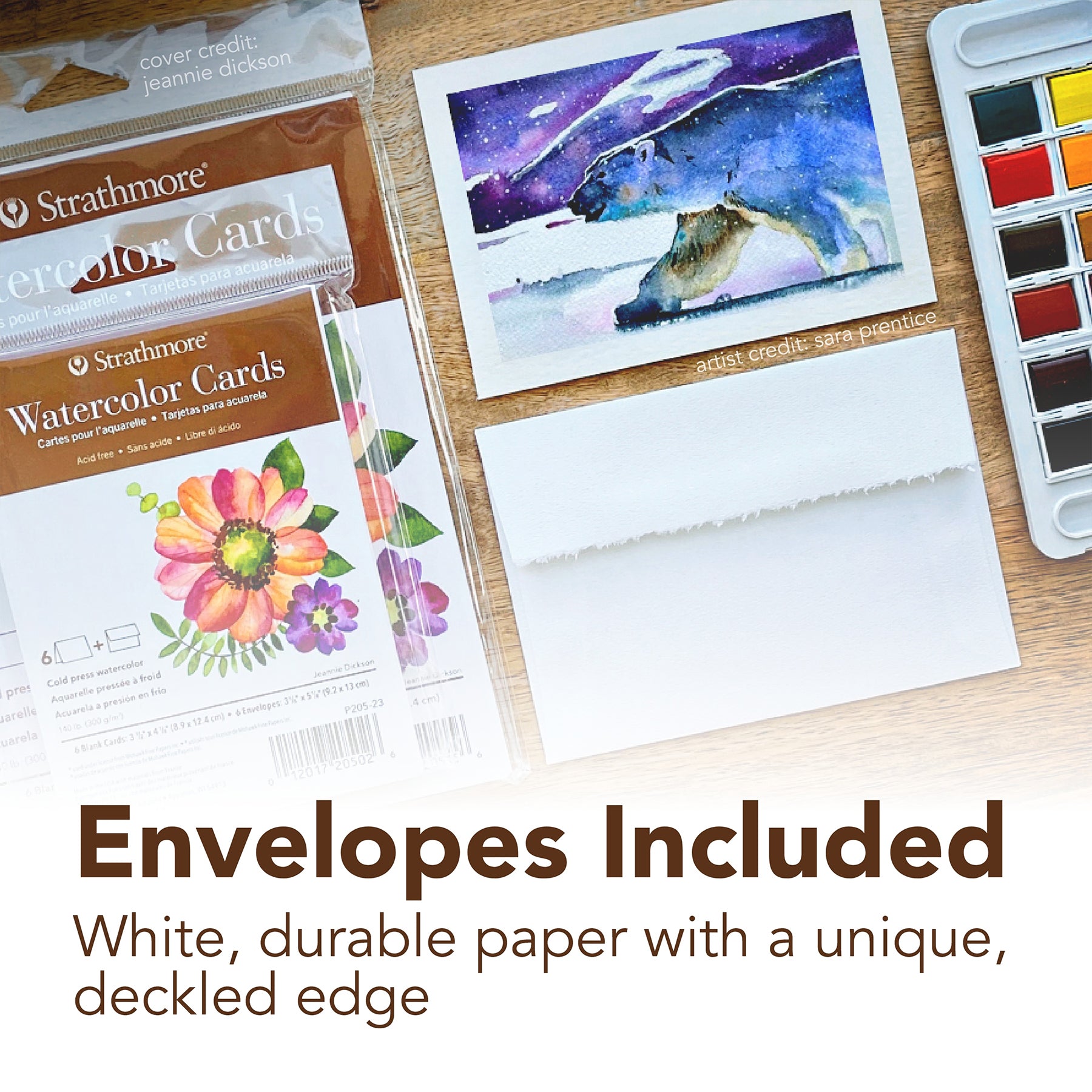 400 Series Watercolor Paper Postcards, 4x6 inch, Pack of 15