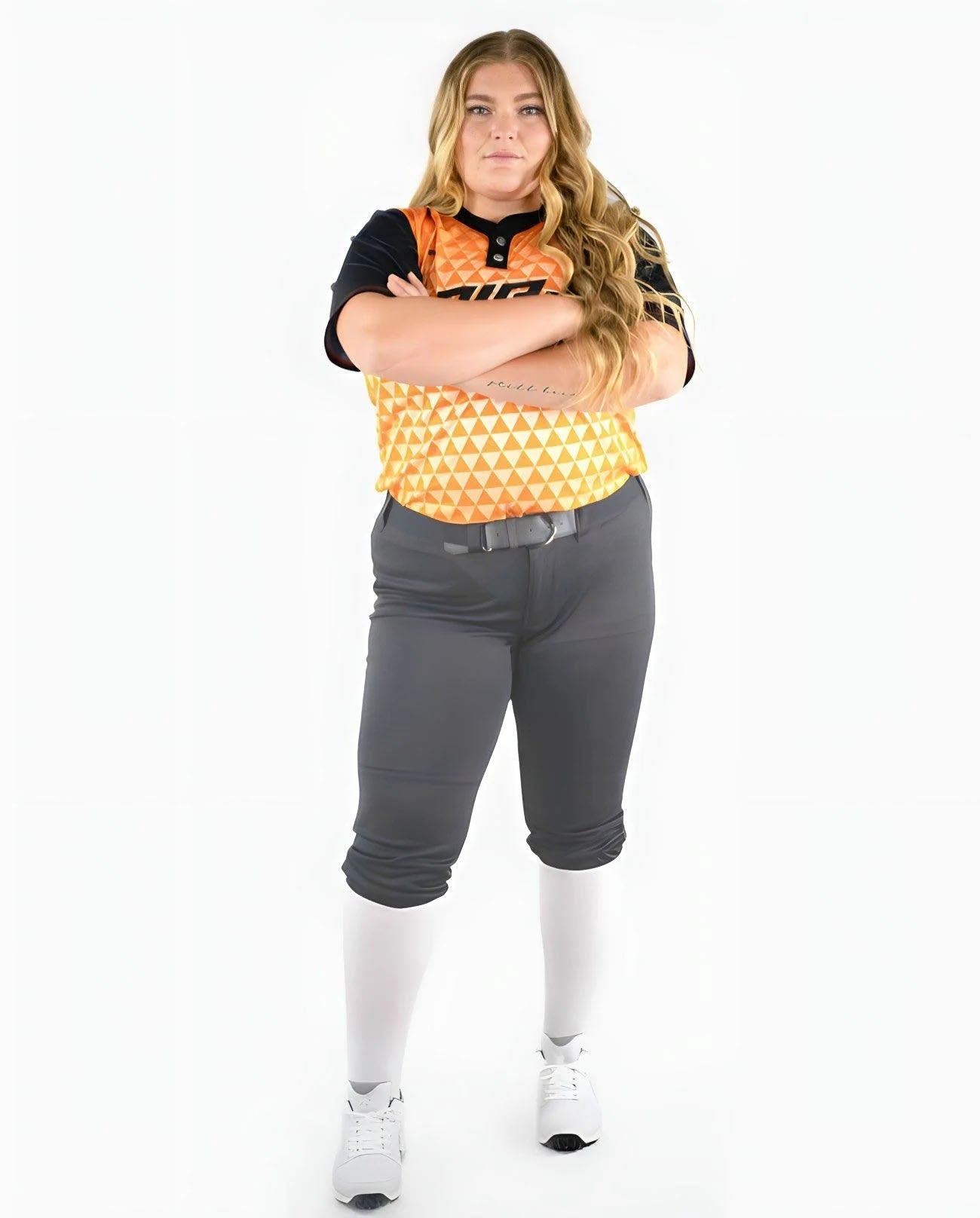 RIP-IT Women's Revolution Softball Pants - Curvy Cut - Extra Small - Charcoal